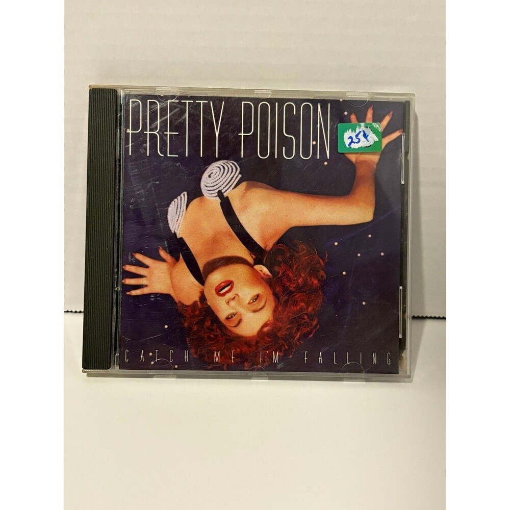 Pretty Poison Catch Me I'm Falling CD 1988 Virgin 2-90885 Made in England OOP